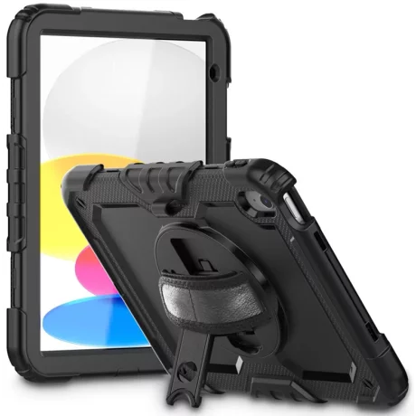 Husa de protectie tableta Tech-Protect, Solid360 pentru Apple iPad 10.9 2022, Negru