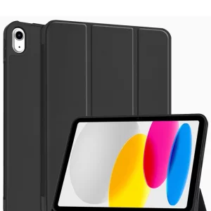 Husa de protectie tableta Tech-Protect, Spatiu depozitare Pen, pentru Apple iPad 10.9 2022, Negru