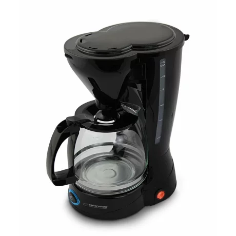 Cafetiera Esperanza Liberica, EKC009, 800W, 1.5l, Negru