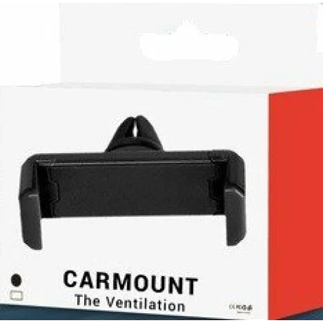 Suport auto universal cu prindere la ventilatie, clema reglabila, Negru