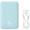 Acumulator extern Baseus Magnetic Mini Wireless, 6000 mAh, Incarcare rapida, 20W, cablu USB-C inclus, Albastru