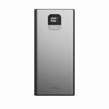 Acumulator extern Allity APB-100, PD QC, 22.5W, 10000 mAh, Gri