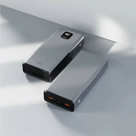 Acumulator extern Allity APB-100, PD QC, 22.5W, 20000 mAh, Gri