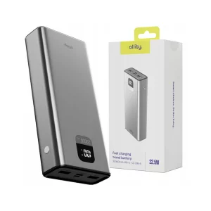 Acumulator extern Allity APB-100, PD QC, 22.5W, 20000 mAh, Gri