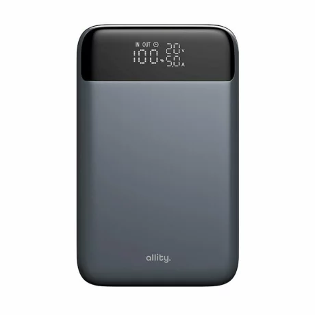 Acumulator extern Allity APB-200, PD QC, 130W, 19200 mAh, Gri