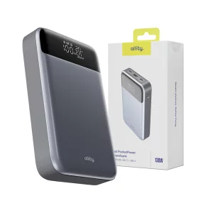 Acumulator extern Allity APB-200, PD QC, 130W, 19200 mAh, Gri