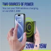 Acumulator extern wireless  Allity APB-300, PD QC, 20W, 10000 mAh, Gri