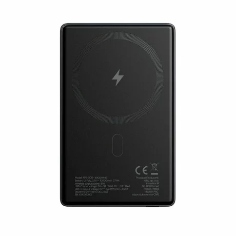 Acumulator extern wireless  Allity APB-300, PD QC, 20W, 10000 mAh, Gri