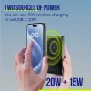 Acumulator extern wireless  Allity APB-300, PD QC, 20W, 5000 mAh, Gri
