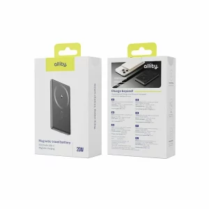 Acumulator extern wireless  Allity APB-300, PD QC, 20W, 5000 mAh, Gri