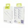 Cablu de date si incarcare  Allity AAUC-03, USB-C to USB-C, 2m, 100W, Alb