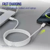 Cablu de date si incarcare  Allity AAUC-03, USB-C to USB-C, 2m, 100W, Alb