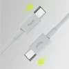 Cablu de date si incarcare  Allity AAUC-03, USB-C to USB-C, 2m, 100W, Alb