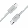 Cablu de date si incarcare  Allity AAUC-03, USB-C to USB-C, 2m, 100W, Alb