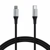 Cablu de date si incarcare Allity AUC-01, USB-C to Lightning, 27W, 1m, Negru