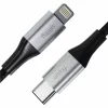 Cablu de date si incarcare Allity AUC-01, USB-C to Lightning, 27W, 2m, Negru