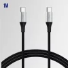 Cablu de date si incarcare Allity AUC-01, USB-C to USB-C, 100W, 1m, Negru