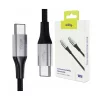 Cablu de date si incarcare Allity AUC-01, USB-C to USB-C, 100W, 1m, Negru