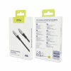 Cablu de date si incarcare Allity AUC-01, USB-C to USB-C, 100W, 1m, Negru