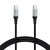Cablu de date si incarcare Allity AUC-01, USB-C to USB-C, 100W, 1m, Negru
