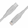 Cablu de date si incarcare Allity AUC-02, USB-C to Lightning, 27W, 1m, Alb