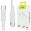 Cablu de date si incarcare Allity AUC-02, USB-C to Lightning, 27W, 2m, Alb