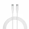 Cablu de date si incarcare Allity AUC-02, USB-C to USB-C, 100W, 1m, Alb