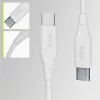 Cablu de date si incarcare Allity AUC-02, USB-C to USB-C, 100W, 2m, Alb