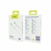 Cablu de date si incarcare Allity AUC-02, USB-C to USB-C, 100W, 2m, Alb
