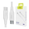 Cablu de date si incarcare Allity AUC-02, USB-C to USB-C, 100W, 2m, Alb