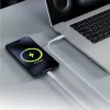 Cablu de date si incarcare Allity AUC-02, USB-C to USB-C, 60W, 1m, Alb
