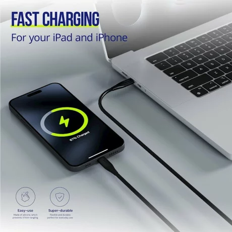 Cablu de date si incarcare Allity AUC-02, USB-C to USB-C, 60W, 1m, Negru