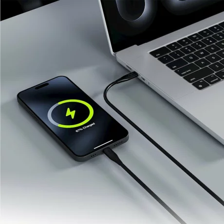Cablu de date si incarcare Allity AUC-02, USB-C to USB-C, 60W, 1m, Negru