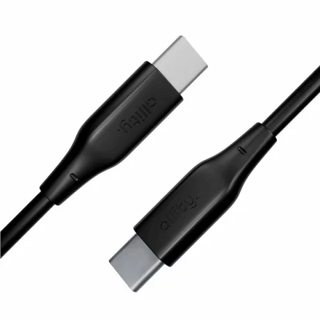 Cablu de date si incarcare Allity AUC-02, USB-C to USB-C, 60W, 1m, Negru