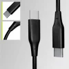 Cablu de date si incarcare Allity AUC-02, USB-C to USB-C, 60W, 1m, Negru