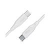 Cablu de date si incarcare Allity AUC-02, USB-C to USB-C, 60W, 2m, Alb