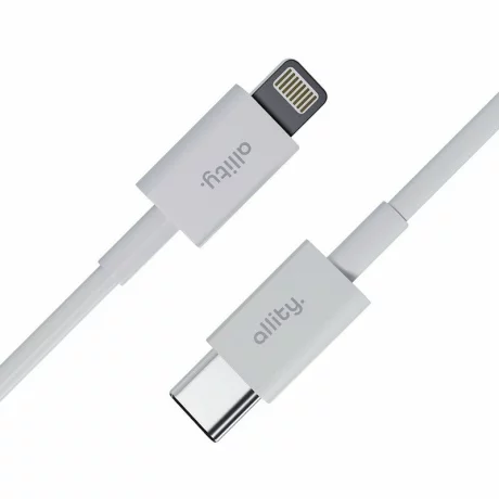 Cablu de date si incarcare Allity AUC-03, USB-C to Lightning, 27W, 1m, Negru