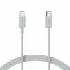 Cablu de date  si incarcare Allity AUC-03, USB-C  to USB-C, 1m, 100W, Alb