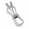 Cablu de date si incarcare Allity AUC-03, USB to Lightning, 27W, 1m, Alb