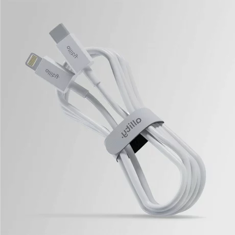 Cablu de date si incarcare Allity AUC-03, USB to Lightning, 27W, 1m, Alb