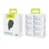 Incarcator Retea Allity  ATC-01-20WAC, GaN PD QC, 1x USB-C, 1x USB-A, 20W, Negru