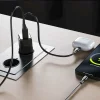 Incarcator Retea Allity  ATC-01-20WAC, GaN PD QC, 1x USB-C, 1x USB-A, 20W, Negru