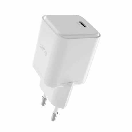 Incarcator Retea Allity  ATC-01-20WC, GaN PD QC, 1x USB-C, 20W, Alb