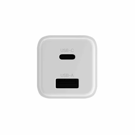 Incarcator Retea Allity ATC-01-30WAC, GaN PD QC, 1x USB-C, 1x USB-A, 30W, Alb