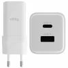 Incarcator Retea Allity  ATC-01-45WAC, GaN PD QC, 1x USB-C, 1x USB-A, 45W, Alb