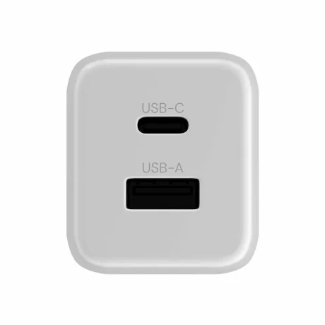 Incarcator Retea Allity  ATC-01-45WAC, GaN PD QC, 1x USB-C, 1x USB-A, 45W, Alb