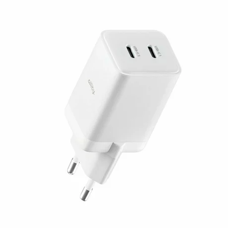 Incarcator Retea Allity  ATC-01-45WCC, GaN PD QC, 2x USB-C, 1x USB-A, 45W, Alb