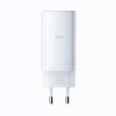 Incarcator Retea Allity  ATC-01-65WACC, GaN PD QC, 2x USB-C, 1x USB-A, 65W, Alb