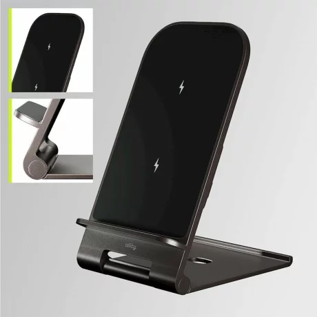 Incarcator Wireless Allity AWC-100-15W, 15W, Graphite