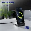 Incarcator Wireless Allity AWC-100-15W, 15W, Graphite